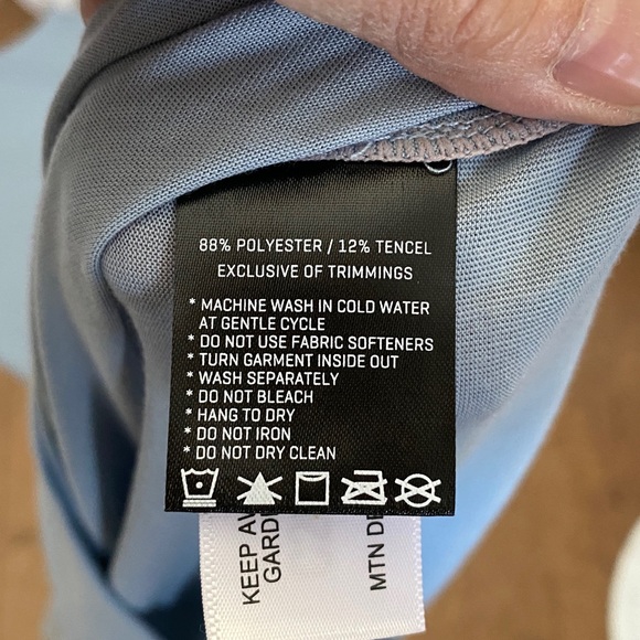 Orage Light Blue Sleeveless Layered Cat Track Dress Size M - Picture 14 of 17